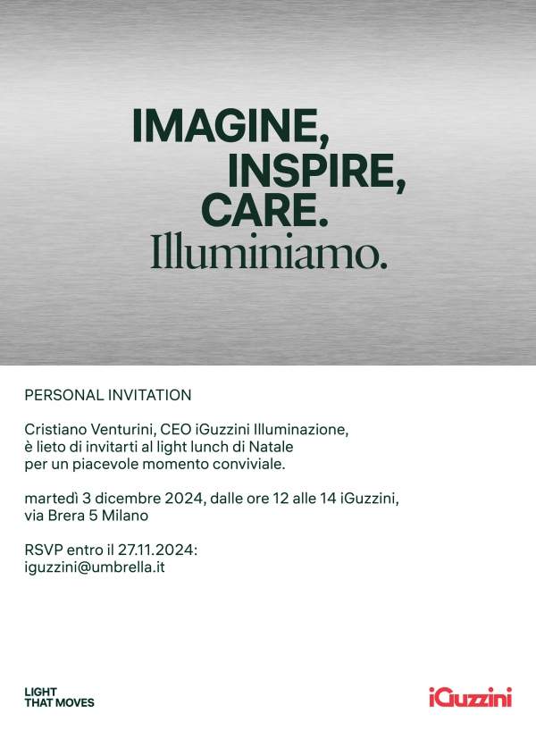 iGuzzini Christmas Press Light Lunch