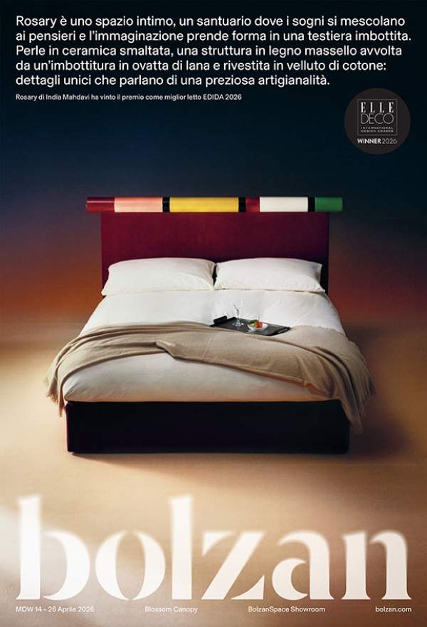 EDIDA 2026 | THE WINNER IN THE CATEGORY BEDDING IS ROSARY BY INDIA MAHDAVI FOR BOLZAN 