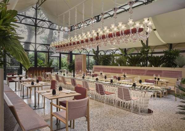 iDOGI per il ristorante Glasshouse di Homo Faber a Venezia