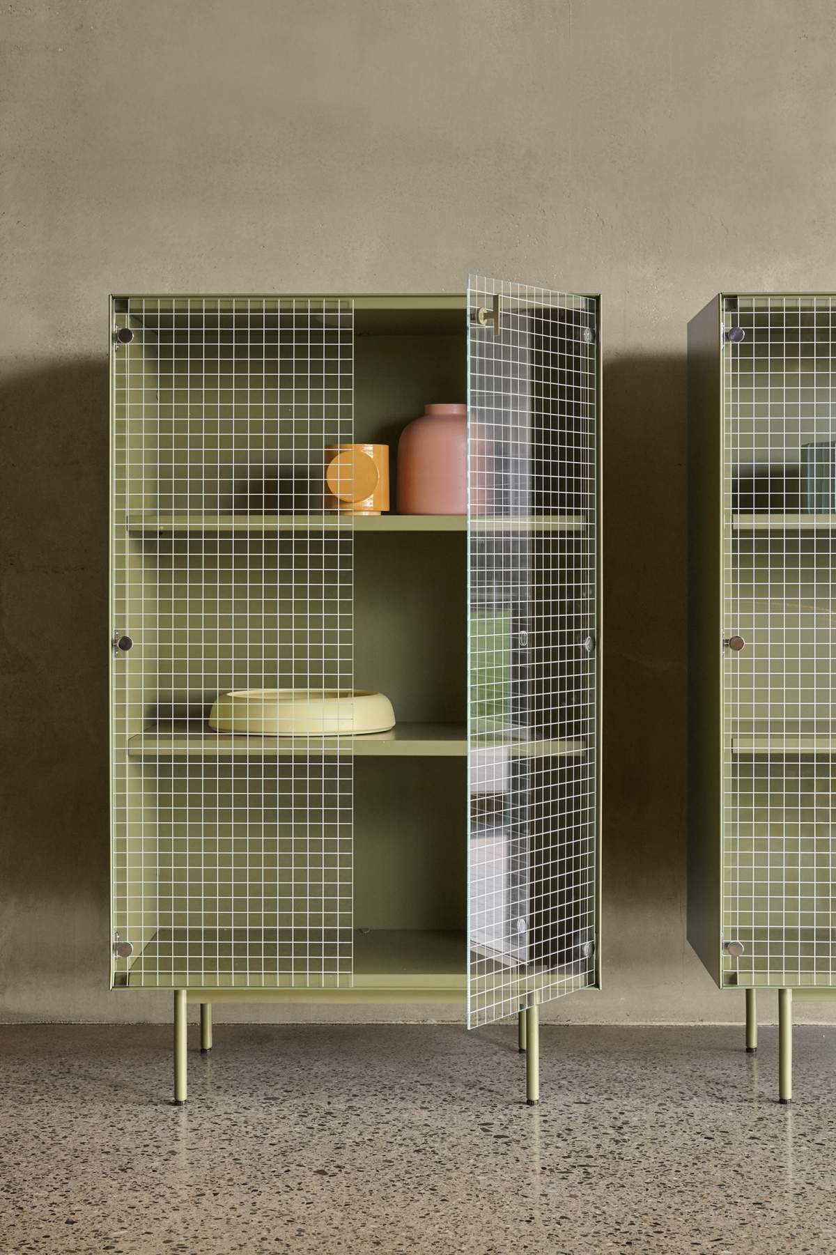 Mate cabinet, design Elisa Ossino