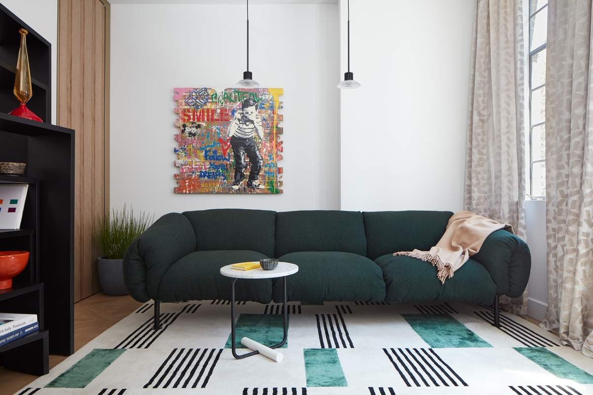 Studio @ Zanotta House New York | sofa Za:Za (Zaven 2022) small table Toto (Bertrand Lejoly 2022)